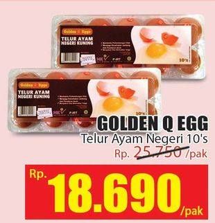 Promo Harga Golden Q Egg Telur Ayam Negeri 10 pcs - Hari Hari
