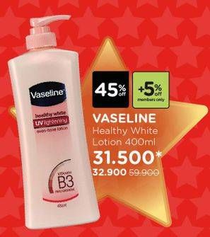 Promo Harga VASELINE Body Lotion 400 ml - Watsons