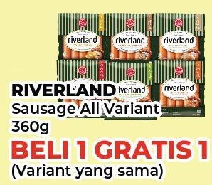 Promo Harga Riverland Sausage All Variants 360 gr - Yogya