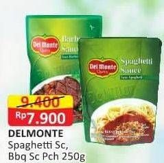 Promo Harga DEL MONTE Cooking Sauce Barbeque, Spaghetti 250 gr - Alfamart