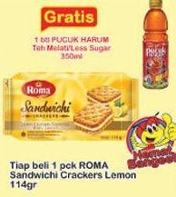 Promo Harga ROMA Sandwichi Crackers 114 gr - Indomaret