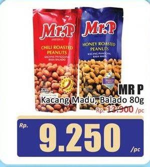 Promo Harga Mr.p Peanuts Balado, Madu 80 gr - Hari Hari