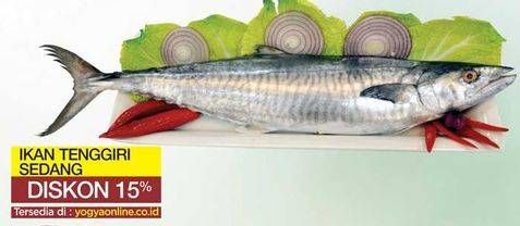 Promo Harga Ikan Tenggiri Sedang per 100 gr - Yogya