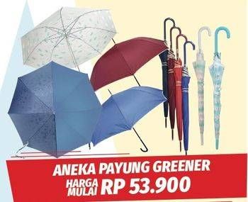Promo Harga Aneka Payung Greener All Variants  - Lotte Grosir