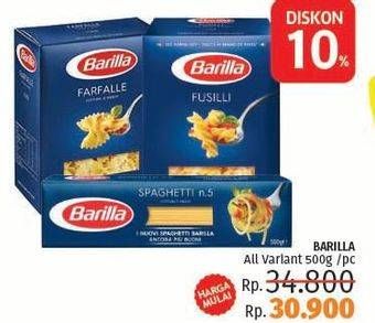 Promo Harga BARILLA Spaghetti All Variants 500 gr - LotteMart