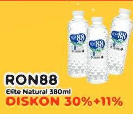 Promo Harga Ron 88 Mineral Water Elite Natural 380 ml - Yogya