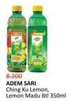 Promo Harga Adem Sari Ching Ku Madu Lemon Tea, Herbal Lemon 350 ml - Alfamidi