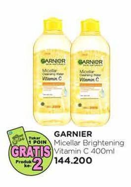 Promo Harga Garnier Micellar Water Vitamin C 400 ml - Watsons
