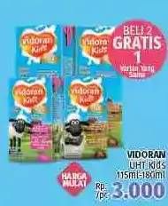 Promo Harga VIDORAN Kids Milk UHT  - LotteMart