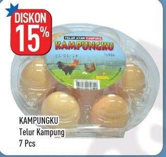 Promo Harga Kampungku Telur Ayam Kampung 7 pcs - Hypermart