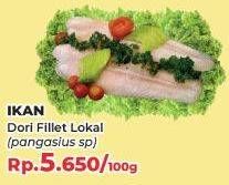 Promo Harga Fillet Dori Lokal per 100 gr - Yogya