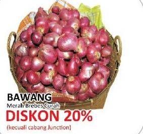 Promo Harga Bawang Merah Brebes Curah per 100 gr - Yogya