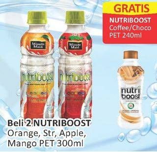 Promo Harga MINUTE MAID Nutriboost Orange, Strawberry, Apple, Mango 300 ml - Alfamart