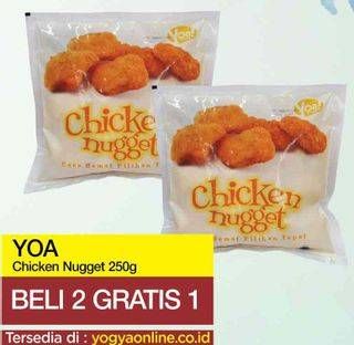 Promo Harga YOA Chicken Nugget 250 gr - Yogya