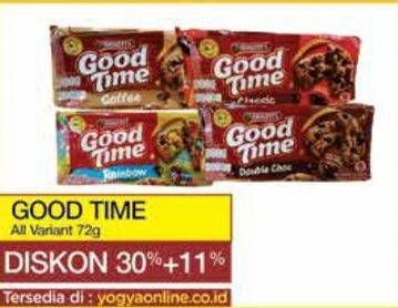 Promo Harga Good Time Cookies Chocochips All Variants 72 gr - Yogya
