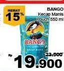 Promo Harga BANGO Kecap Manis 550 ml - Giant