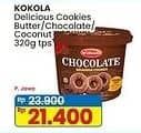 Promo Harga Kokola Delicious Cookies Butter, Chocolate, Coconut 320 gr - Indomaret