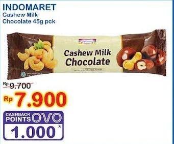 Promo Harga Indomaret Cashew Milk Chocolate 45 gr - Indomaret