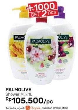Promo Harga PALMOLIVE Naturals Shower Milk 1 ltr - Guardian