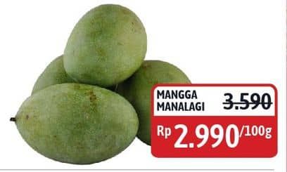 Promo Harga Mangga Manalagi per 100 gr - Alfamidi