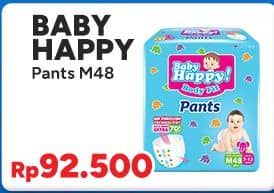 Promo Harga Baby Happy Body Fit Pants M48 48 pcs - Indomaret