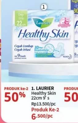 Promo Harga Laurier Healthy Skin Day Wing 22cm 9 pcs - Guardian