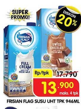 Promo Harga Frisian Flag Susu UHT Purefarm 946 ml - Superindo