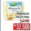 Promo Harga GREENFIELDS Cheese Mozzarella 200 gr - Hypermart