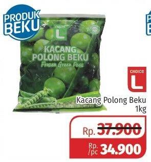 Promo Harga CHOICE L Frozen Green Peas 1 kg - Lotte Grosir