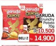 Promo Harga Garuda Snack Potato Crunchy Bee 70 gr - LotteMart