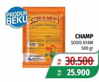 Promo Harga CHAMP Sosis Ayam 500 gr - Lotte Grosir