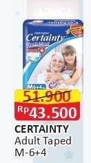 Promo Harga Certainty Adult Diapers M10  - Alfamart