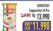 Promo Harga Good Day Cappuccino per 10 sachet 25 gr - Hypermart
