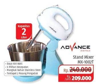 Promo Harga ADVANCE MX-1002T Stand Mixer  - Lotte Grosir