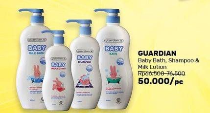 Promo Harga GUARDIAN Baby Bath, Shampoo, Milk Lotion   - Guardian