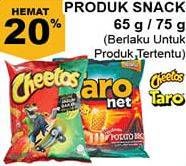 Promo Harga CHEETOS Snack/TARO Net Snack 65gr/75gr  - Giant
