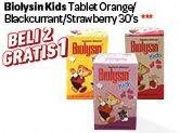 Promo Harga BIOLYSIN Kids Orange, Blackcurrant, Strawberry 30 pcs - Carrefour