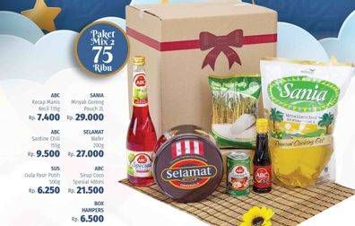 Promo Harga Paket Mix 2 (75 Ribu)  - LotteMart