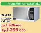 Promo Harga Sharp Compact Grill Microwave Oven R-728  - Yogya
