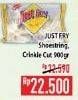 Promo Harga JUST FRY French Fries Shoestrings, Crinkle Cut 900 gr - Hypermart
