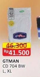 Promo Harga Gt Man Celana Dalam Pria 704 BW XL, 704 BW L 2 pcs - Alfamart