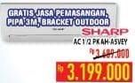 Promo Harga SHARP AH-A5VEY | AC 1/2PK  - Hypermart