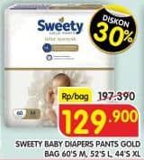 Promo Harga Sweety Gold Pants M60, L52, XL44 44 pcs - Superindo