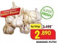 Promo Harga Bawang Putih per 100 gr - Superindo