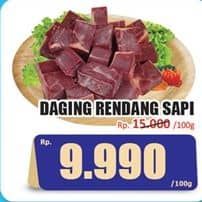 Promo Harga Daging Rendang Sapi per 100 gr - Hari Hari