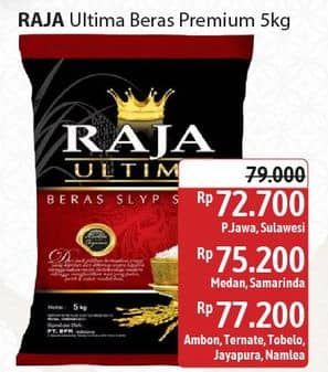 Promo Harga Raja Ultima Beras Slyp Super 5000 gr - Alfamidi