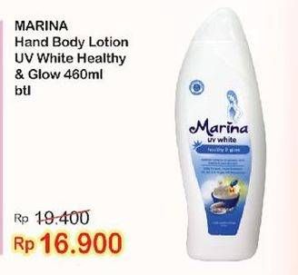 Promo Harga MARINA Hand Body Lotion Healthy Glow 460 ml - Indomaret