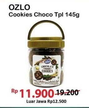 Promo Harga Ozlo Chocolate Cookies 145 gr - Alfamart