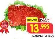 Promo Harga Daging Topside Sapi per 100 gr - Superindo