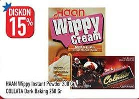 Promo Harga Haan Wippy Instant Powder/Colatta Dark Baking  - Hypermart